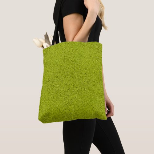 The look of Snuggly Chartreuse Green Suede Tote Bag