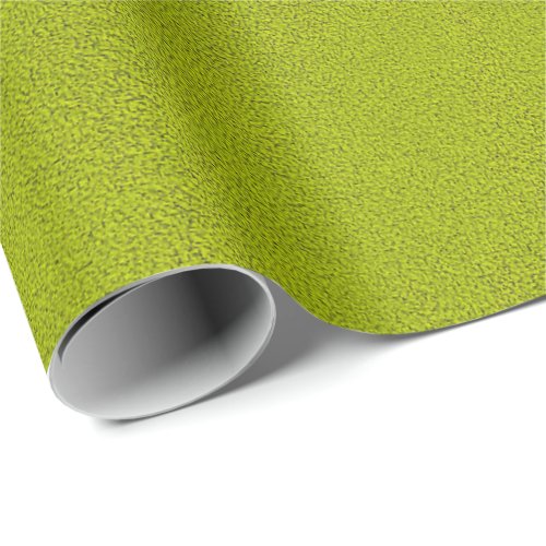 The look of Snuggly Chartreuse Green Suede Wrapping Paper