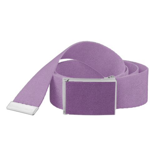 The look of Snuggly French Lilac Lavender Suede Belt