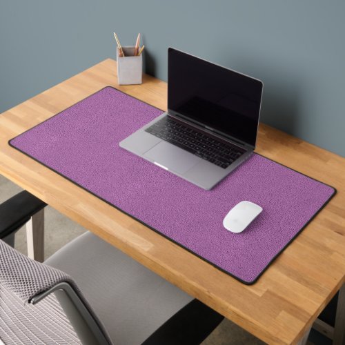 The look of Snuggly French Lilac Lavender Suede  Desk Mat