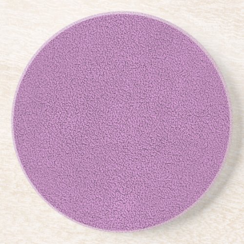 The look of Snuggly French Lilac Lavender Suede Drink Coaster