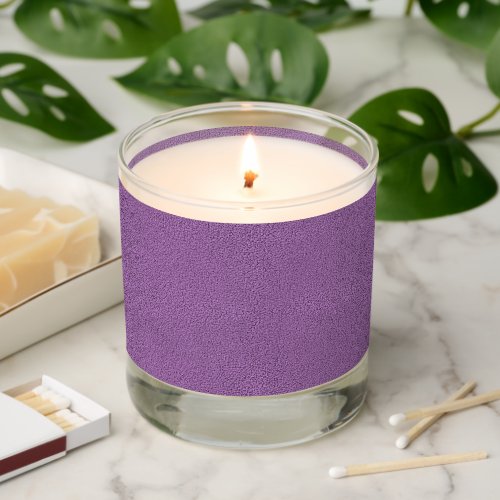 The look of Snuggly French Lilac Lavender Suede  Scented Candle