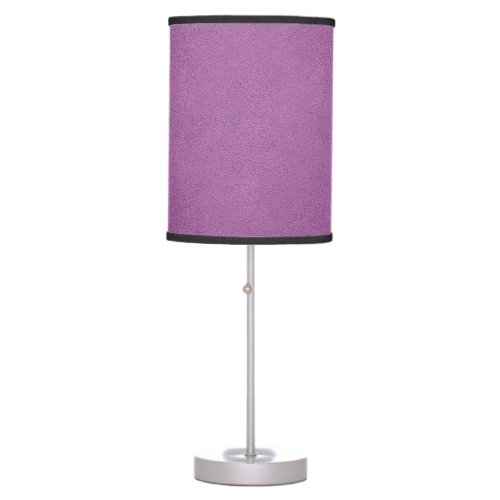 The look of Snuggly French Lilac Lavender Suede Table Lamp