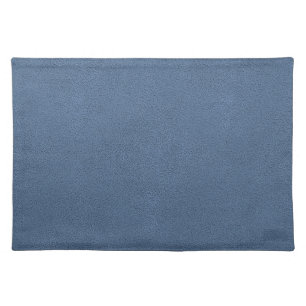 The look of Snuggly Slate Blue Suede Texture Cloth Placemat