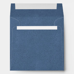 The look of Snuggly Slate Blue Suede Texture Envelope