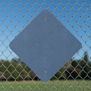 The look of Snuggly Slate Blue Suede Texture Metal Sign