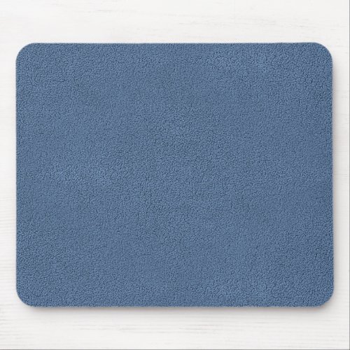 The look of Snuggly Slate Blue Suede Texture Mouse Pad