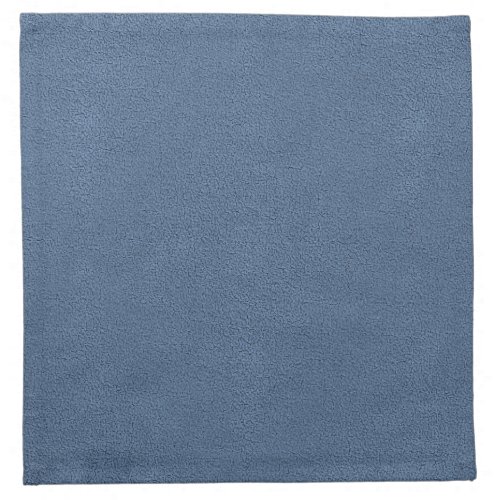 The look of Snuggly Slate Blue Suede Texture Napkin