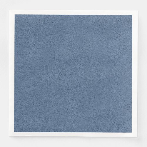 The look of Snuggly Slate Blue Suede Texture Paper Dinner Napkins