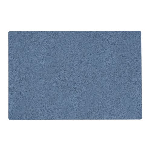 The look of Snuggly Slate Blue Suede Texture Placemat