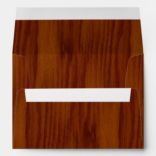 The Look of Warm Oak Wood Grain Texture Envelope