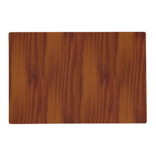 The Look of Warm Oak Wood Grain Texture Placemat