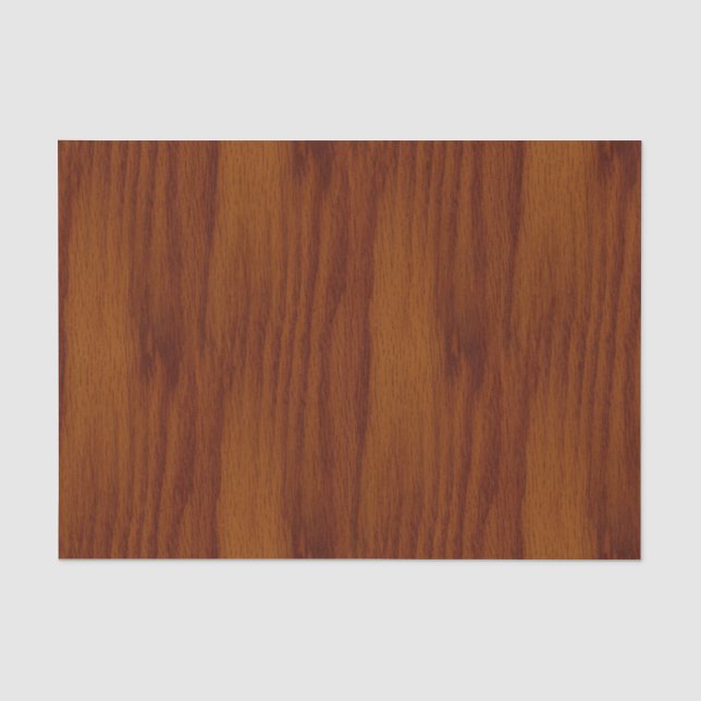 The Look of Warm Oak Wood Grain Texture Tissue Paper (Front)