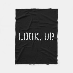 The Look Up Keep Looking Up Motivational Tees  Fleece Blanket