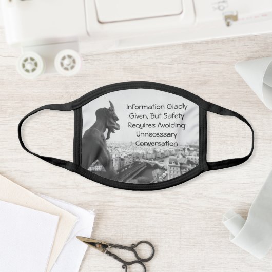 The Lookout...Cotton & Poly Blend Facemask Face Mask (Insitu)