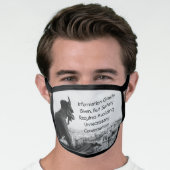 The Lookout...Cotton & Poly Blend Facemask Face Mask (Worn Him)