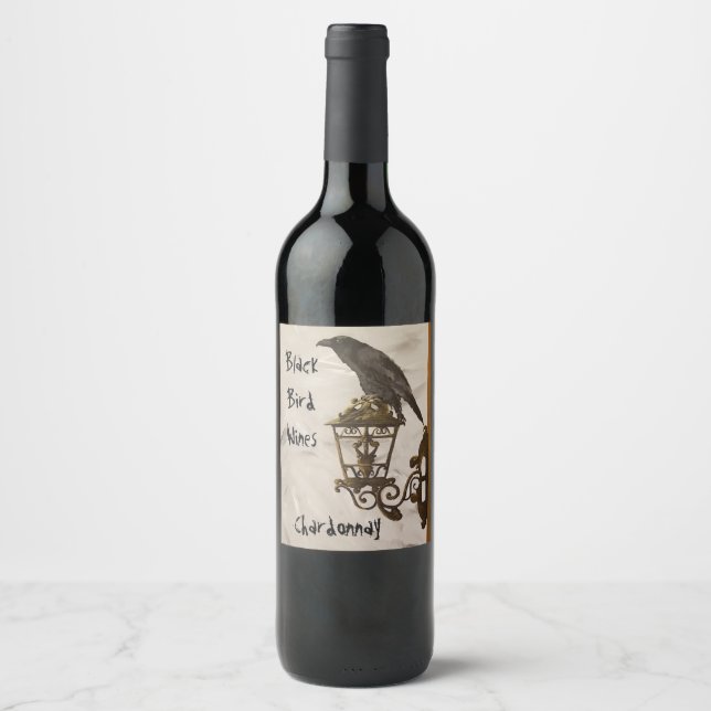 'The Lookout" - customizeable Wine Label (Front)