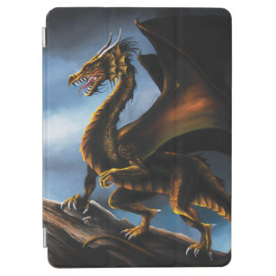 Alligator Leather iPad Mini Case with Dragon