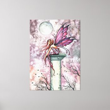 The Lookout Fairy Fantasy Art By Molly Harrison Canvas Print by robmolily at Zazzle