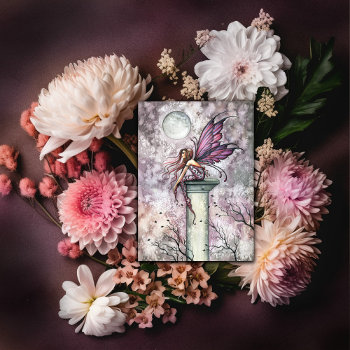 The Lookout Fairy Greeting Card by robmolily at Zazzle