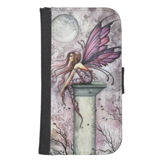 The Lookout Fairy Moon Fairy Fantasy Art Galaxy S4 Wallet Case