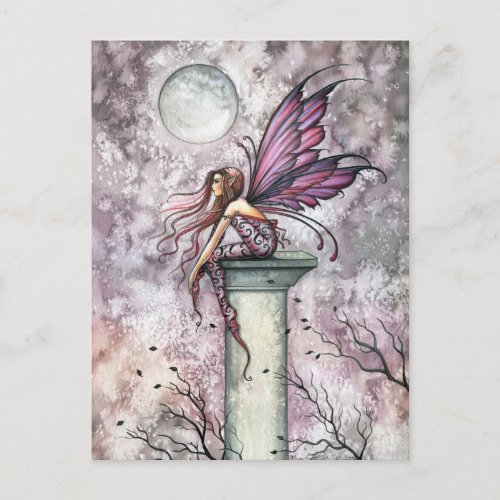 The Lookout Fairy Postcard by Molly Harrison