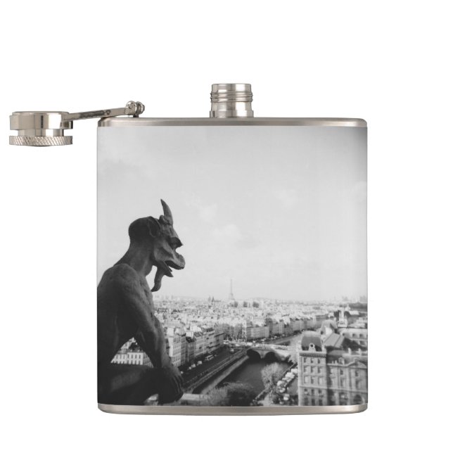 The Lookout -- Gargoyles Of Notre Dame De Paris Flask (Opened)