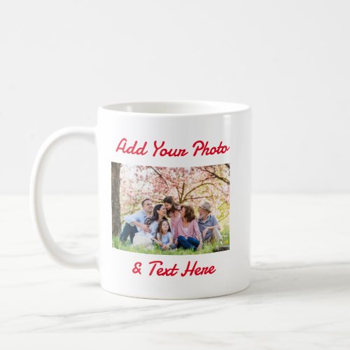 The Loop Gift Shop _ Custom Photo with Text  Coffee Mug