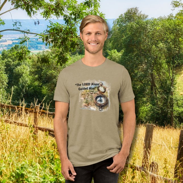 The Lord Alone Christian Compass Tri-Blend Shirt (Creator Uploaded)