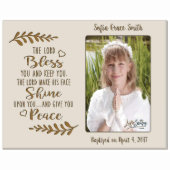 The Lord Bless And Keep You Picture Frame - Ivory (Front)