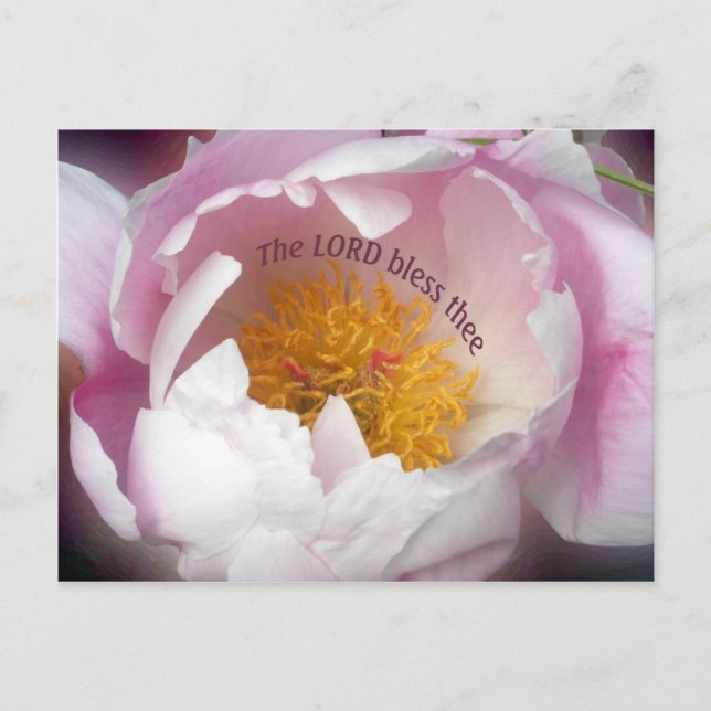 The Lord Bless Theee Postcard (Front)