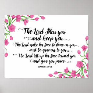 The Lord Bless you and Keep You Art Print