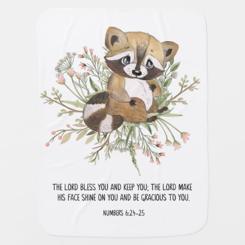 The Lord Bless You And Keep You Numbers 624_25  Baby Blanket