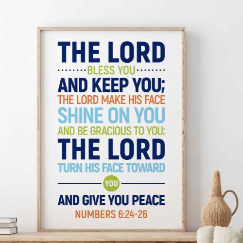 The Lord Bless You And Keep You Numbers 624_26 Poster