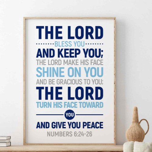 The Lord Bless You And Keep You Numbers 624_26 Poster
