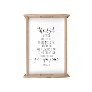 The Lord Bless You And Keep You, Numbers 6:24-26 Serving Tray
