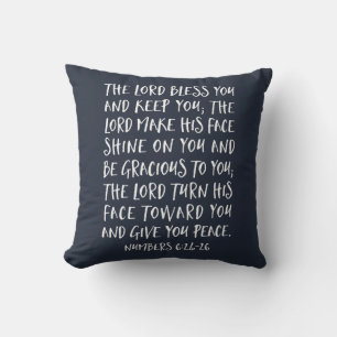 The Lord Bless You And Keep You, Numbers 6:24-26  Throw Pillow