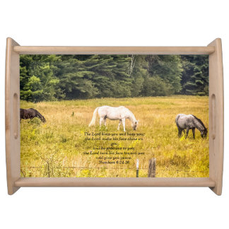 The Lord bless you and keep you; Serving Tray