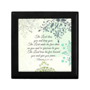 The Lord Bless You Numbers 6:24-26 Bible Verse Gift Box