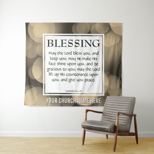 THE LORD BLESS YOU Numbers 624_26 Church Tapestry