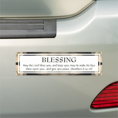 THE LORD BLESS YOU Numbers 624_26 Scripture Car Magnet