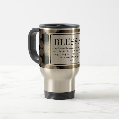 THE LORD BLESS YOU Numbers 624_26 SCRIPTURE Travel Mug