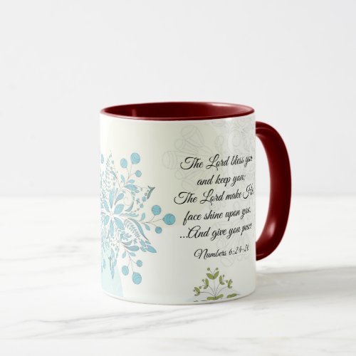 The Lord Bless You Numbers 624 Bible Verse Mug