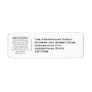 THE LORD BLESS YOU Numbers 6 Return Address Label
