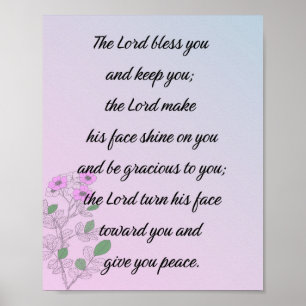 The Lord bless you Poster