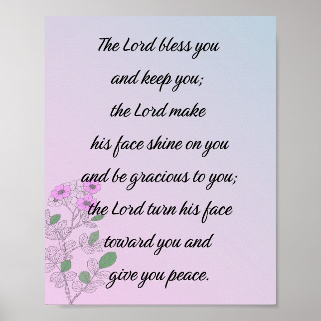 The Lord bless you Poster (Front)