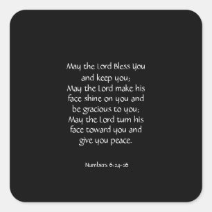 The Lord Bless You Sticker