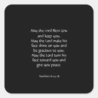 The Lord Bless You Sticker