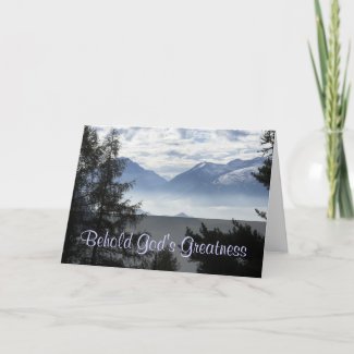 The Lord fills the earth with goodness Psalm 33:5 card