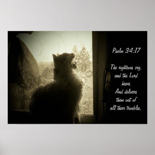 The LORD Hears_Psalm 3417 Poster